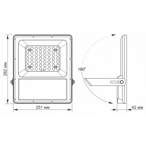 Прожектор Videx LED 30W 5000K (VL-FSO-1005)