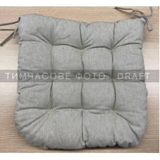 Подушка на стілець Ardesto Oliver бежевий , 40х40см 100% бавовна (ART02OB)