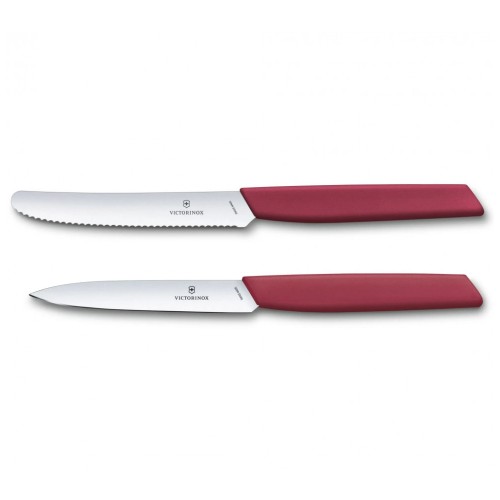 Набір ножів Victorinox Swiss Modern Paring Set 2шт Red (6.9096.2L4)