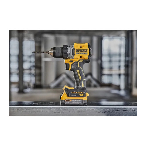 Шуруповерт DeWALT XR Li-Ion PowerStack 90 Нм, 18V 1x1.7Ah, кейс TSTAK (DCD800E1T)