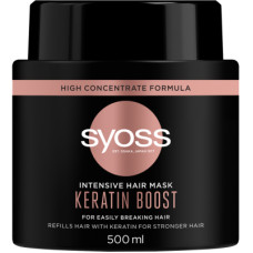 Маска для волосся Syoss Keratin Boost Інтенсивна для ламкого волосся 500 мл (9000101689976)