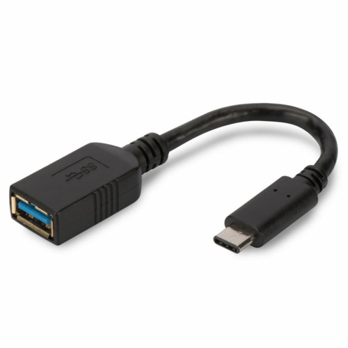 Перехідник Type-C to USB AF 0.15m DIGITUS (AK-300315-001-S)