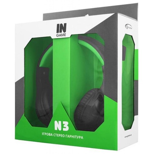 Навушники Gemix N3 Black-Green Gaming