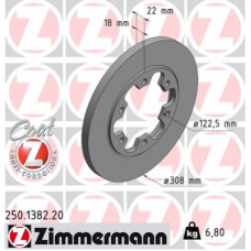 Гальмівний диск ZIMMERMANN 250.1382.20