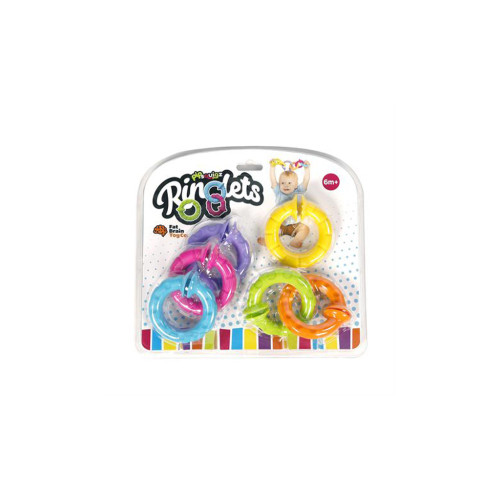 Брязкальце Fat Brain Toys набір прорізувачів Гнучкі колечка pipSquigz Ringlets (F250ML)