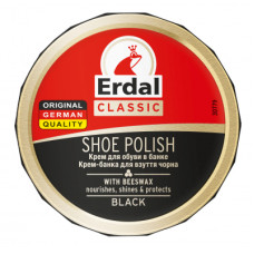 Крем для взуття Erdal Shoe Polish in tin Black Чорний 75 мл (4001499160707)