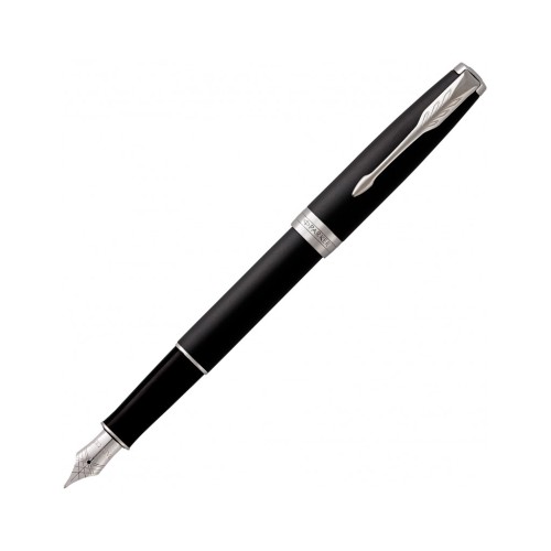 Ручка пір'яна Parker SONNET 17 Matte Black Lacquer CT  FP F (84 911)