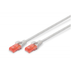 Патч-корд 15м, CAT 6 UTP, AWG 26/7, Cu, LSZH, grey Digitus (DK-1617-150)