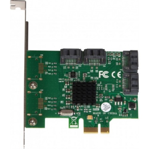 Плата розширення Frime 88SE9215 4хSATA3 PCIe (ECF-PCIEto4SATAIII002)