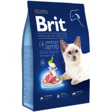 Сухий корм для кішок Brit Premium by Nature Cat Sterilized Lamb 8 кг (8595602553242)