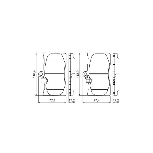 Гальмівні колодки Bosch 0 986 494 252