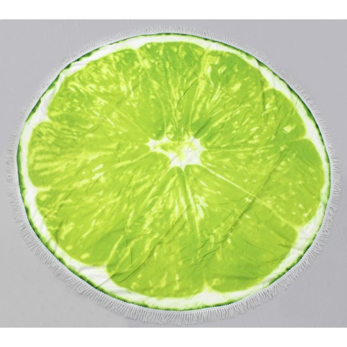 Рушник MirSon пляжний №5067 Summer Time Lime 150x150 см (2200003947755)