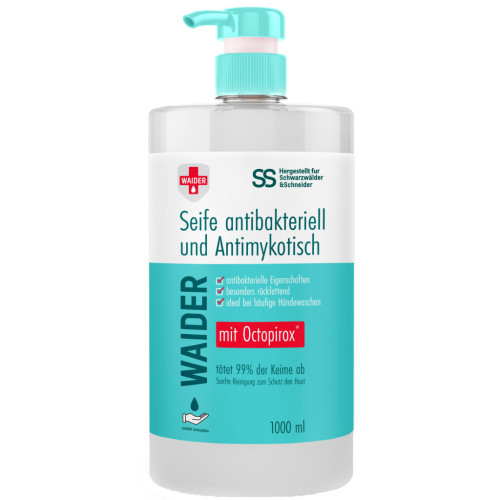 Рідке мило Waider антибактеріальної та протигрибкової дії 1000 мл (4823098410942)