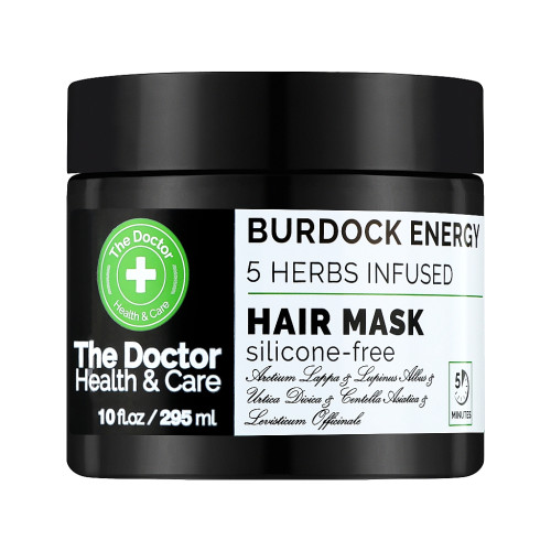 Маска для волосся The Doctor Health & Care Burdock Energy 5 Herbs Infused Реп'яхова сила 295 мл (8588006042542)