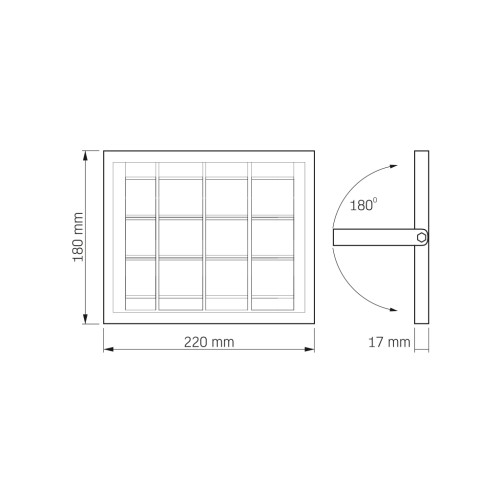 Прожектор Videx LED 500Lm 5000K (VLE-FSO3-205)