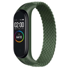 Ремінець до фітнес браслета BeCover Elastic Nylon Style для Xiaomi Mi Smart Band 5/6 (Size L) Khaki (706161)