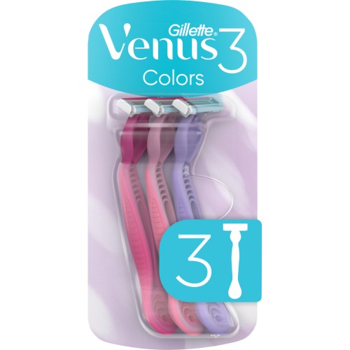 Бритва Gillette Venus 3 Colors 3 шт. (7702018018116)