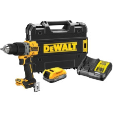 Шуруповерт DeWALT XR Li-Ion PowerStack 90 Нм, 18V 1x1.7Ah, кейс TSTAK (DCD805E1T)