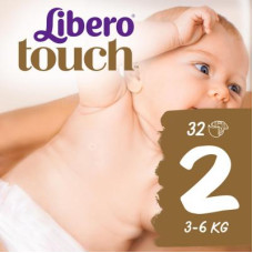 Підгузок Libero Touch 2 (3-6 кг) 32 шт (7322541070315)