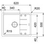 Мийка кухонна Franke BASIS BFG 611-62/114.0272.595