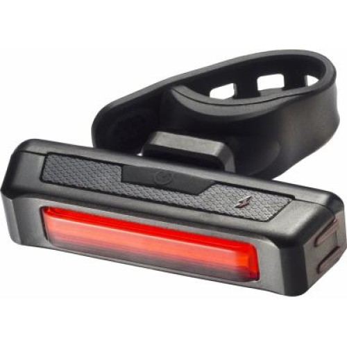 Задня велофара Velotrade габаритный задний (прямоугольник) BC-TL5429 красный LED USB (LTSS-021)