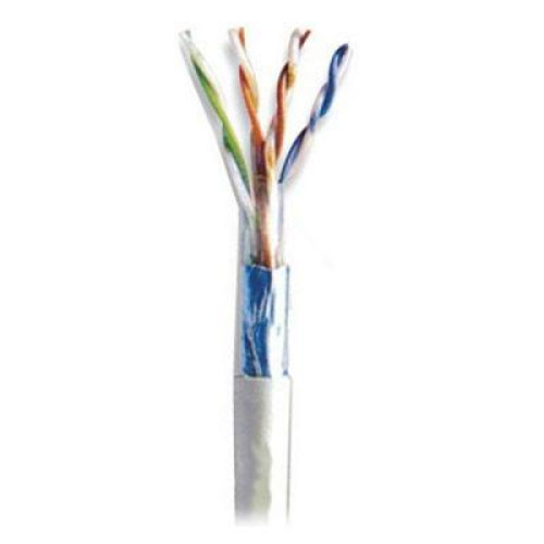 Кабель мережевий Kingda FTP 305м, cat 5e, CCA, 4 pairs, 24AWG, PVC, grey (KDFT8004-CCA)