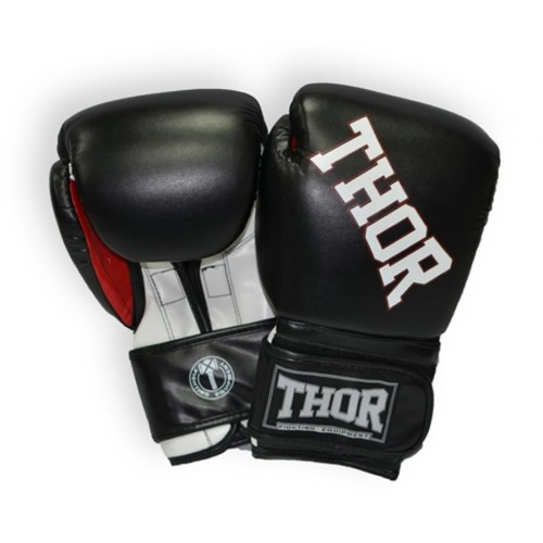 Боксерські рукавички Thor Ring Star 14oz Black/White/Red (536/02(PU)BLK/WHT/RED 14 oz.)