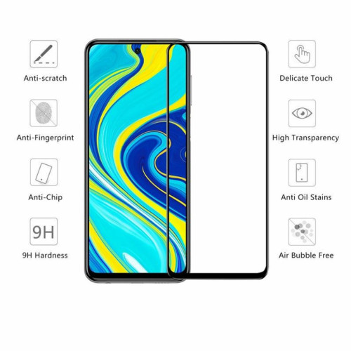 Скло захисне Drobak Xiaomi Redmi Note 9 Pro Max Full Cover Full Glue (Black) (12 (121291)