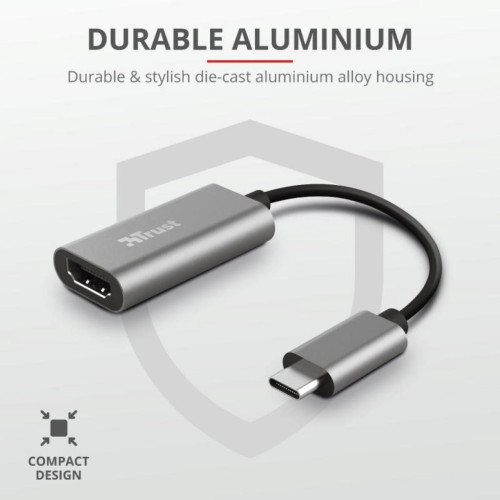 Перехідник Trust USB-C to HDMI Adapter (23774)