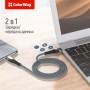 Дата кабель USB Type-C to Lightning 2.0m ColorWay (CW-CBPDCL036-GR)