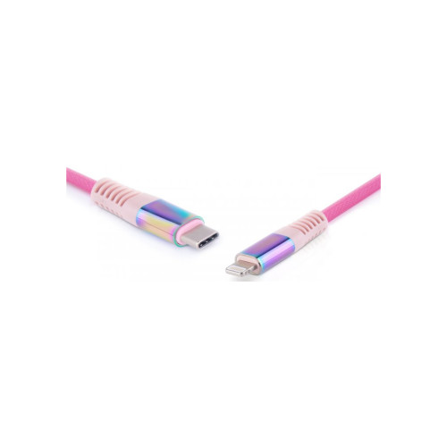 Дата кабель USB Type-C to Lightning 1.0m MFI Rainbow REAL-EL (EL123500054)