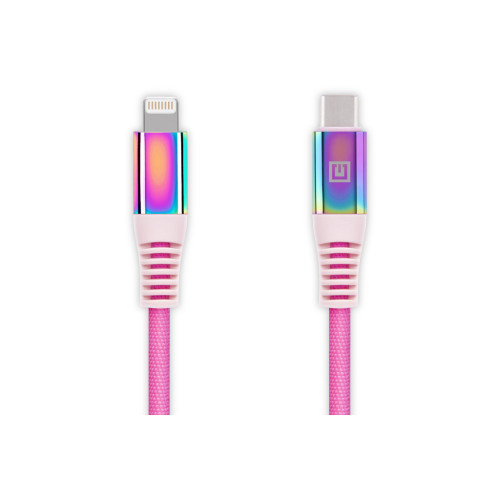 Дата кабель USB Type-C to Lightning 1.0m MFI Rainbow REAL-EL (EL123500054)