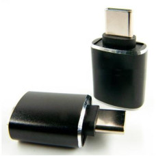 Перехідник OTG USB - Type-C grey Dengos (ADP-018)