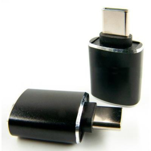 Перехідник OTG USB - Type-C grey Dengos (ADP-018)