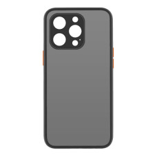 Чохол до мобільного телефона MakeFuture Apple iPhone 13 Pro Frame (Matte PC+TPU) Black (MCMF-AI13PBK)