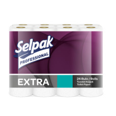 Туалетний папір Selpak Professional Extra двошаровий 22.3 м 24 рулони (8690530783621)