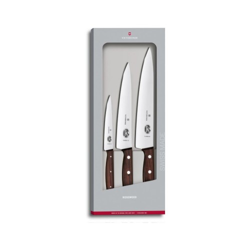 Набір ножів Victorinox Rosewood Carving Set 3 шт (5.1050.3G)