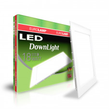 Світильник Eurolamp Downlight 18W 4000K (LED-DLS-18/4)