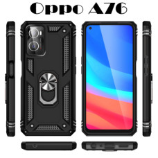 Чохол до мобільного телефона BeCover Military Oppo A76/A96 Black (707405)