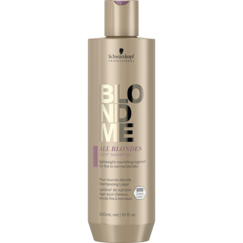 Шампунь Schwarzkopf Professional BlondMe All Blondes Light Shampoo для тонкого волосся 300 мл (4045787636055)