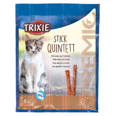 Ласощі для котів Trixie PREMIO Quadro-Sticks 5 шт (ягня та індичка) (4011905427232)