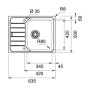 Мийка кухонна Franke Spark SKL 611-63/101.0598.808 (101.0598.808)