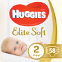 Підгузок Huggies Elite Soft 2 Jumbo (4-6 кг) 58 шт (5029053578071)