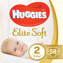 Підгузок Huggies Elite Soft 2 Jumbo (4-6 кг) 58 шт (5029053578071)