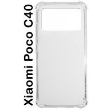 Чохол до мобільного телефона BeCover Anti-Shock Poco C40 Clear (707890)