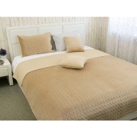 Покривало Руно двостороннє VeLour Бежеве 150х220 см (360.55_Beige)