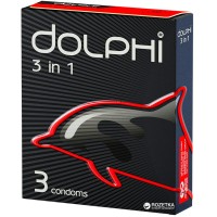 Презервативи Dolphi 3 in 1 3 шт. (4820144770579)