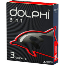 Презервативи Dolphi 3 in 1 3 шт. (4820144770579)