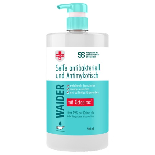 Рідке мило Waider антибактеріальної та протигрибкової дії 500 мл (4823098412106)