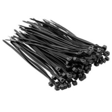Стяжка Top Tools чорна, 2.5x100 мм, пластик, 100 шт. (44E956)